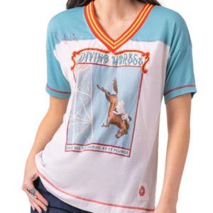 DOUBLE D WOMEN'S DIVING HORSES TOP Medium